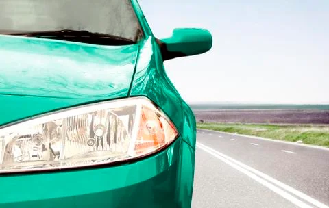 Car on the road. Stock Photos
