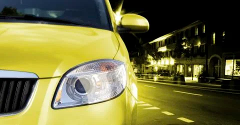 Car on the road. Stock Photos