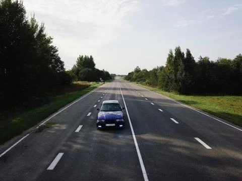 Car on the road Stock Photos