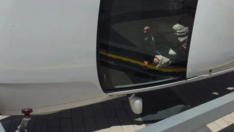 A car rollover simulator demonstrating a vehicle flipping over during a crash. Stock Footage 344095316