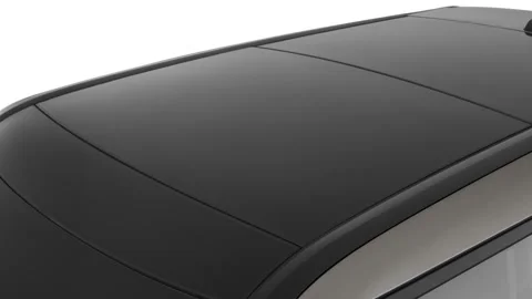 Car roof window close up in studio Titanium Gray 2018 Kia Soul ! Stock-Footage 159968889