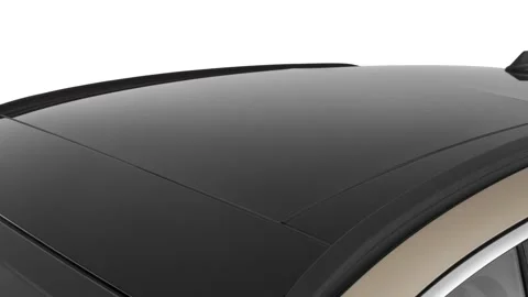 Car roof window close up in studio 2020 Ford Escape Hybrid Titanium CUV Stock Footage 160101575