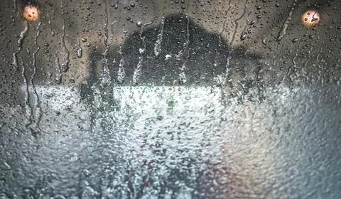 A car Running through automatic car wash... Stock Photos