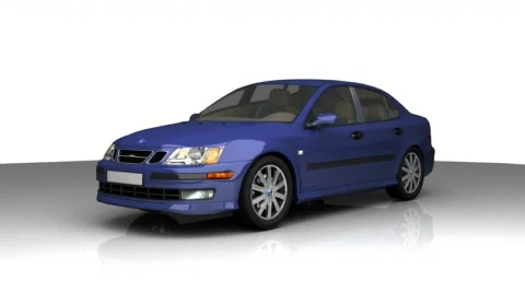 Car saab drop down HD720 Video stock 670040