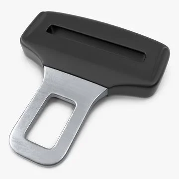 Car Safety Seat Belt Buckle 3D Model