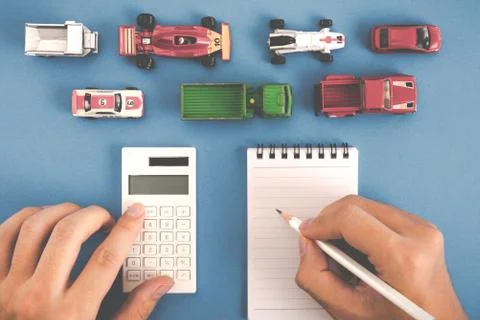 Car sales image Stock Photos