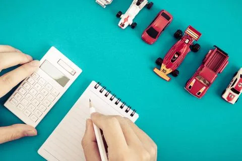 Car sales image Stock Photos