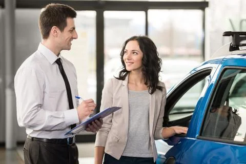 Car sales Stock Photos