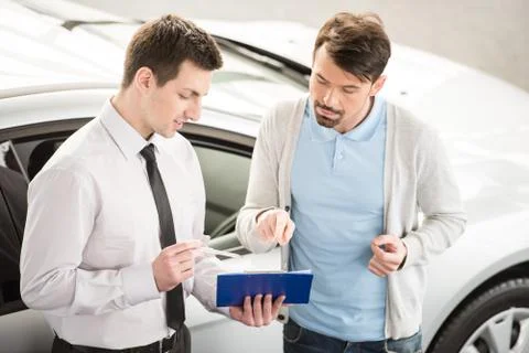 Car sales Stock Photos