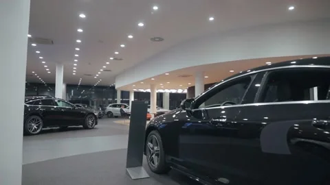 Car salon Video stock 143326392