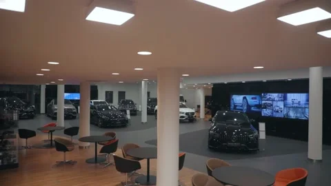 Car salon Video stock 143326571