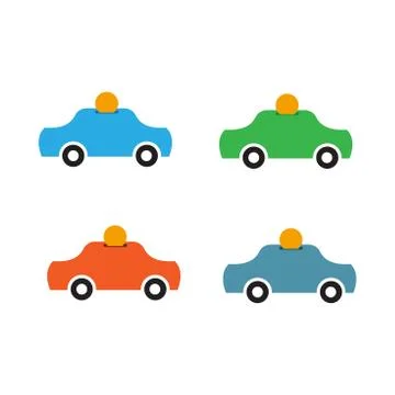 Car saving icon. Icon Set Stock Illustration