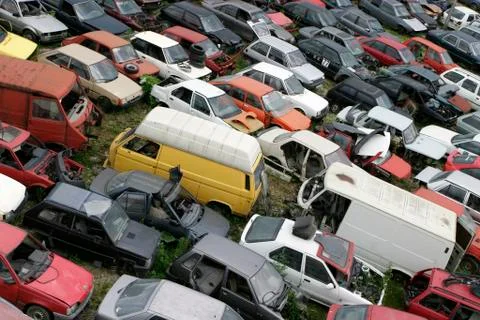 Car scrap Stock Photos