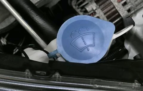 Car screen washer container cap Stock Photos