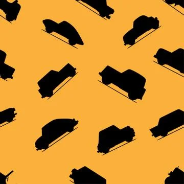 Car seamless pattern Stock Illustration