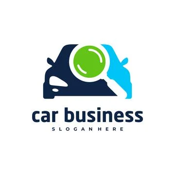 Car search logo vector template, Creative car logo design concepts Illustration