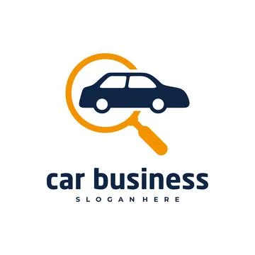 Car search logo vector template, Creative car logo design concepts Illustration