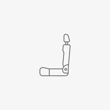 Car seat vector icon Stock Illustration