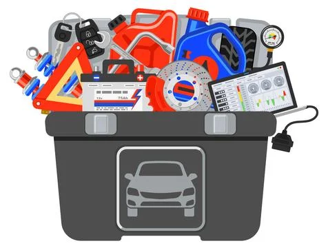Car Service Concept Stock Illustration