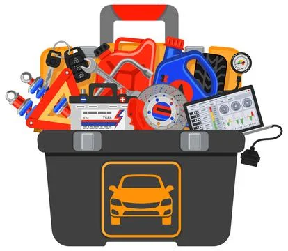 Car Service Concept Stock Illustration