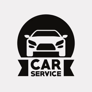 Car service design Stock Illustration