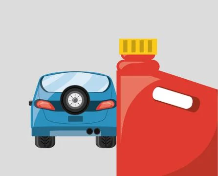 Car service design Stock Illustration