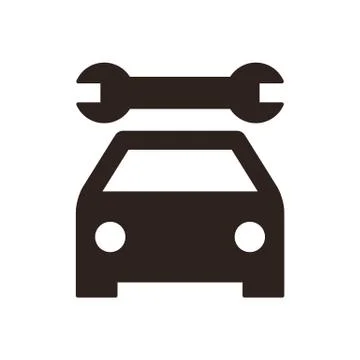 Car service icon Stock Illustration