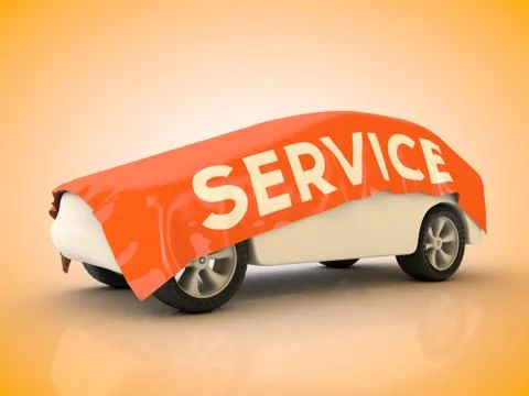 Car service Stock Illustration