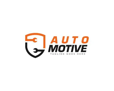 Car Service Logo Design Vector Stock Illustration