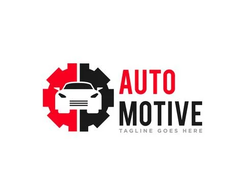 Car Service Logo Design Vector Stock Illustration