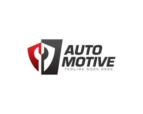 Car Service Logo Design Vector Stock Illustration