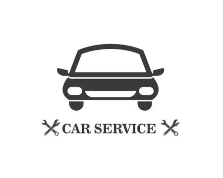 Car service logo icon vector illustration Stock Illustration