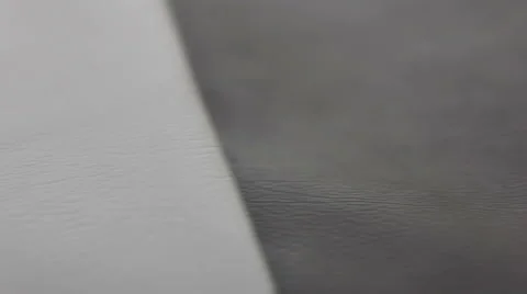 Car service station: patterns of leather for the car steering wheel Video stock 52760191