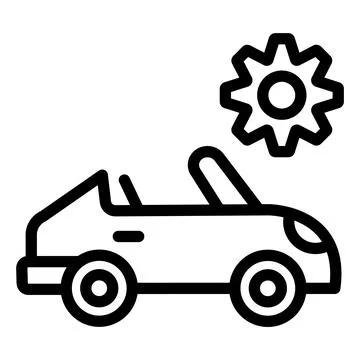 Car Service Vector Icon Design Illustration Illustrazione stock