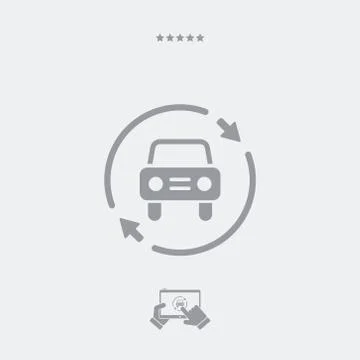 Car services renew icon Stock Illustration