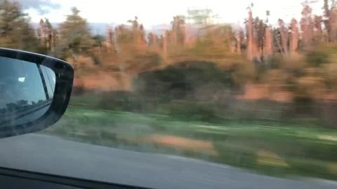 Car shadow as it drives down highway Stock Footage 172335834