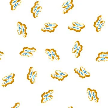 Car-shaped catalog isometric icon seamless pattern sign Stock Illustration