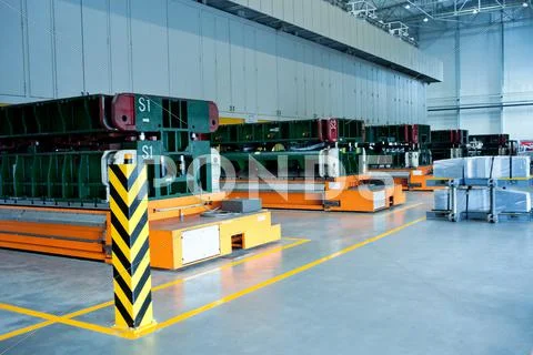 The car shell production line Stock Photos