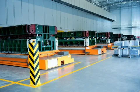 The car shell production line Foto stock