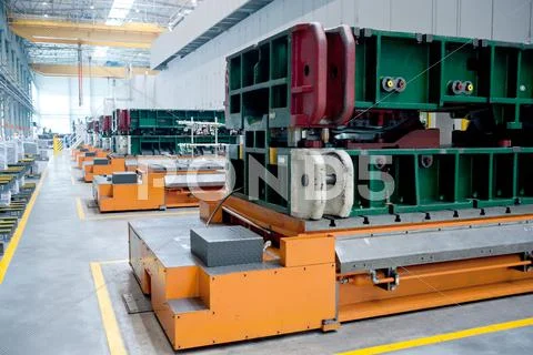 The car shell production line Stock Photos