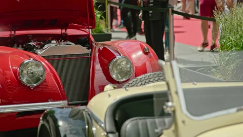 Car show Stock Footage 197586880