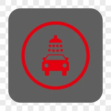 Car Shower Interface Toolbar Button Illustrazione stock