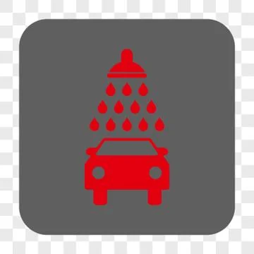 Car Shower Interface Toolbar Button Illustrazione stock