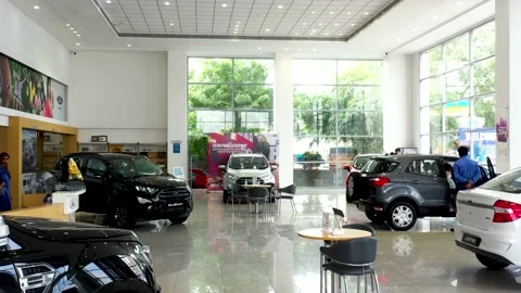 CAR SHOWROOM Stock Footage 153294054