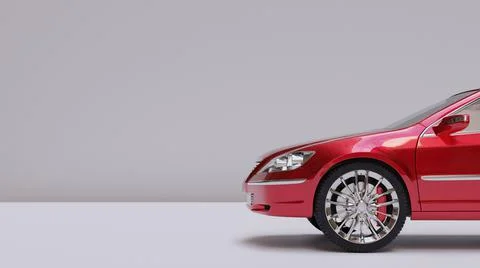 Car on the side in the background Stock Photos