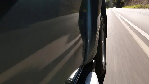 Car side mirror Vídeos de archivo 77047925