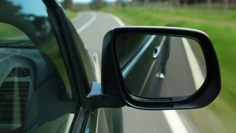Car side mirror Stock Footage 77048109