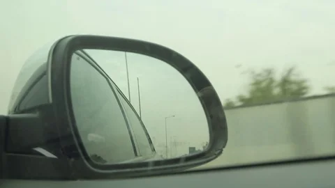 Car side mirror Stock Footage 77101352
