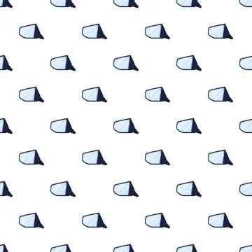 Car side mirror pattern on white background Stock Illustration
