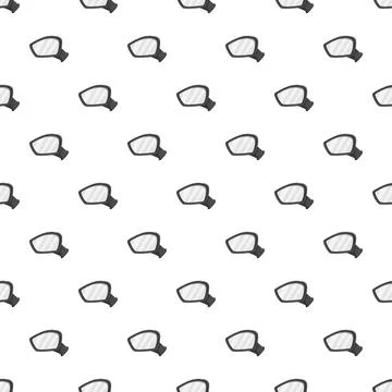 Car side mirror repeating pattern seamless background Stock Illustration